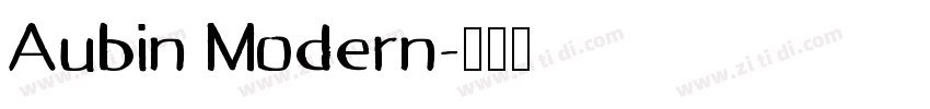Aubin Modern字体转换